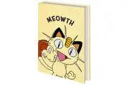 Pokemon Meowth Themed Novelty Rectangular Hard Cover School Notebook Beige