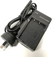 Single Mains/Car Battery Charger for Olympus PS-BLS1, BLS-1, PS-BLS5, BLS5, BLS-5, BLS-50 E-PC2, E-PL5, E-PL6, E-PL7, E-PL8, E-PM2, OM-D E-M10, Pen E-P3, Pen E-PL2 Digital Camera