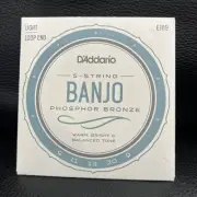 D'Addario EJ69 5-String Banjo Strings, Phosphor Bronze, Light, 9-20