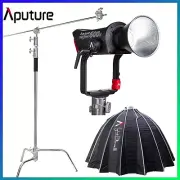 Aputure LS 600d 600W Daylight 5600K LED Video Light + Light Dome III + C Stand