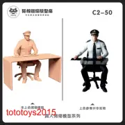 1/18 1/24 1/64 1/87 1/43 police officer Men Desk Scene Minatures Figures Doll