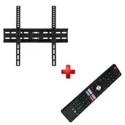 TV Wall Mount Bracket Full Motion Tilt Slim 32-70 Inch Plus Kogan Remote Control