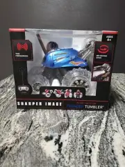 Sharper Image RC360 Rall Car Thunder Tumbler Blue New In Box 27 Mhz