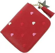 [WRITWAA] Minimalist Wallet Small Pouch Cards Holder Travel Wallet for Women Id Cards Case Fashion Pu Purse
