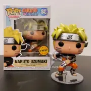 Uzumaki Naruto with Shuriken Funko Pop! Vinyl Figure CHASE Metallic w/ Protector