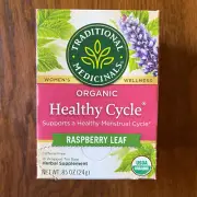 ☕ Traditional Medicinals TEA Healthy Cycle Raspberry Leaf Organic - 16 Tea Bags