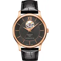 在飛比找PChome24h購物優惠-TISSOT 天梭 Tradition 80小時動力鏤空機械