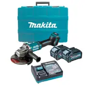 Makita GA037GM201 - 40V Max Brushless 180mm (7") Angle Grinder Kit (2 x 4.0Ah)