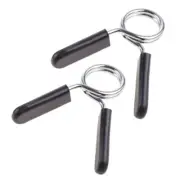 Pair 25mm Barbell Clamp Spring Collar Clips Dumbbell Lock Standard Lifting