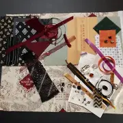 Junk Journal Ephemera Book Cover Trim Harry Potter Fabric 100+ Pieces Magic B