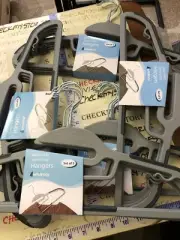 Whitmor 6672-5333-5 EASY SLIDE SLIM SURE GRIP HANGERS 5X5PK TOTAL 25