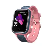 NNEOBA 4G Smart Watch Kids GPS Video Call Waterproof (Pink)