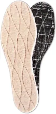 Tacco Alu-Star Insulating Insole Inserts for Shoes Boots | New Wool Winter...