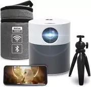 Portable Native HD 1080P 4K Smart WiFi Bluetooth Projector Android 9.0 Projector