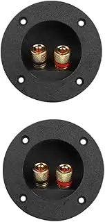 TOYANDONA 2sets Speaker Terminal Plate Speaker Box Terminal Connectors Cup Audio Junction Box Subwoofer Adapter 6pcs*2