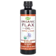 Nature's Way, Organic Flax Oil, Super Lignan, 16 fl oz (480 ml)