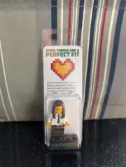 Lego Webroot Best Buy Geek Squad Mini Figure - Brand New (Long Brown Hair)