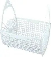 Ellise Plastic Peg Basket, 20 cm x 24 cm x 15 cm, White