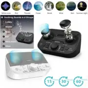 Portable Sound Machine White Noise Machine with 38 Sounds & Dual Speaker & Timer