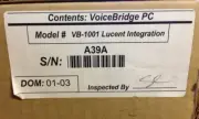INTEL Dialogic Voicebridge PC VB-1001 LUCENT INTEGRATION A39A VB1001