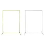 Wedding Arch Backdrop Stand Arched Backdrop Frame for Ceremony Outdoor Party