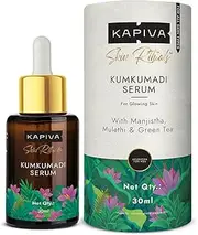 Kapiva Kumkumadi Glow Serum (30Ml) | For Brighter & Glowing Skin | Helps Reduce Dark Spots & Pigmentation