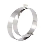 Matfer Bourgeat Stainless Steel Tart Ring - Adjustable