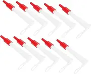 Vaguelly 10pcs Caulk Tube Caps and Smoothing Tool Set Versatile Caulk Finishing Tips for Home Repairs and Industrial Projects Sealant Nozzle Prevents Hardening Durable Construction