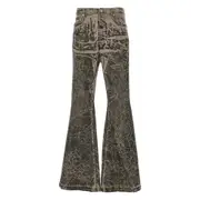 [Rick Owens Drkshdw] Rick Owens Drkshdw Buttoned Bootcut Jeans 32 US GREY