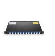 96 Fibers 12x MTP/MPO-8 to LC/UPC SM 1U 40GB QSFP+ Breakout Patch Panel -90007