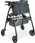 Stander Wonder Rollator Plus, Lightweight Folding Mobility Rolling-Walker, EZ Fo