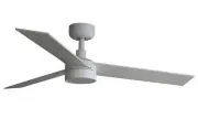 White Ceiling Fan With LED Rudder 106cm Dc Remote Control
