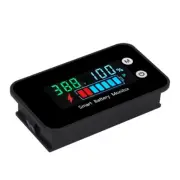 Battery Capacity Tester Percentage Level Voltage Temperature Meter Range 7-100V