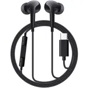 Baseus Encok CZ18 In-Ear Wired Earphones USB Type-C Earbud Wired w/ Mic Control - Black