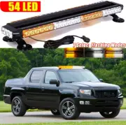 54LED Strobe Light Bar Rooftop Double Side Emergency Warning For Honda Ridgeline