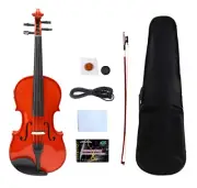 4 String Electric Violin 4/4 Full Size Hand Made Maple Spruce Solid Wood Violin