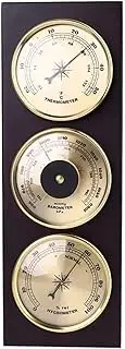 3 in 1 Barometer Thermometer Hygrometer - Indoor Weather Station for Home, Office Wall Decor - Multifunctional Analog Weather Barometer