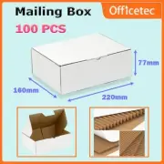 100x Shipping Carton Mailing Box 220 x 160 x 77mm A5 BX1 Diecut Cardboard Mailer
