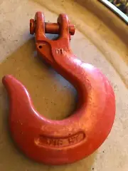 440-3415 5/16" HT Alloy Clevis Slip Hook FORGED USA 5100 LB