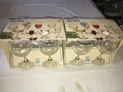 Set of 8 Vintage NOS 2926 ANCHOR HOCKING 6½oz WINE Clear GLASS 5½" T Circa 1970s