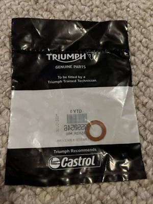 Copper Washer Part Number - T3550546 For Triumph