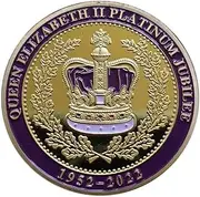 Commemorative Coin Queen Elizabeth II Coin, Queen of England 1952-2022 Collector Coin for Souvenir Gift