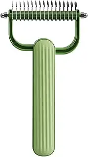 Dematting Comb for Dogs - Pet Mat Remover - Dematting Comb Grooming Tool Mat Detangling Remover for Matted Hair Dogs Cats
