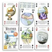 Weather Facts and Phenomena set of 52 playing cards + jokers (hpc)