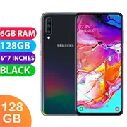 Samsung Galaxy A70 (128GB, Black) Australian Stock - As New