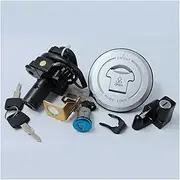 Ignition Switch for CBR250R for CBR 250R Motorcycle Ignition Switch Gas Cap Lock Set 2015-2018 for CBR300R for CBR300RA 2016 2017 Motorcycle Ignition Switch Lock
