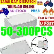 30-300 Adult/Kid PM2.5 Face Masks Filter Activated Carbon Anti Pollution Filters