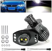 YnGia E90 E91 Angel Eyes Light 2PCS Car LED Angel Eyes Halo Ring, 10W Angel Eyes Headlight Daytime Running Lights Marker Light Canbus Error Free LED Light Bulb