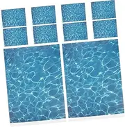DIY Water Grain Sticker for Architectural Model 10pcs Plastic Stream Basing Realistic Water Surface Decor