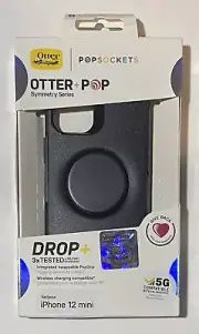 Otterbox Otter+Pop PopSockets Symmetry Series Case iPhone 12 Mini Black